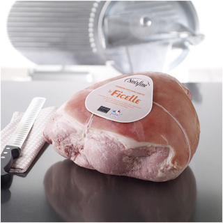 Cooked Ham Superior Ficelle VPF w/Rind Noixfine VacPack aprox. 8.5kg | per kg
