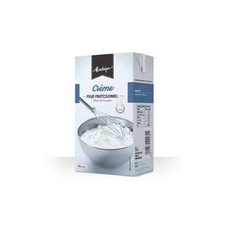 Pasteurized Cream 35% Montaigu 1L | per unit