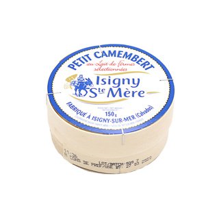 Cheese GDP Camembert Cheese Label Bleu Isigny Sainte Mere 150gr Pack