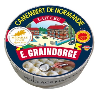 Cheese Camembert Raw Milk Graindorge 250gr | per pcs