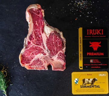 Beef Ribeye Steak w/Bone Simmental Premium Roja Blanca Iruki 10.25kg | per kg