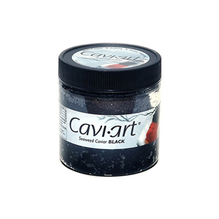 Caviar Vegan Black Seaweed Lumpfish Type Cavi.art 100gr Jar | Box w/12jars