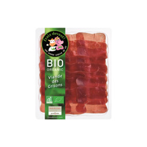 Grisons Organic IGP air-dried beef sliced Frais Devant 70gr Pack